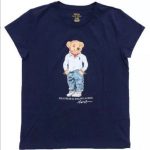 Women’s Printed Polo Bear T-Shirt Size Small